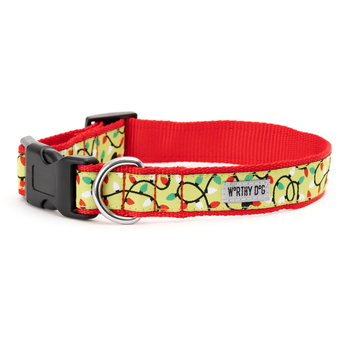 Lit Dog Collar – Green, Sizes XS–XL
