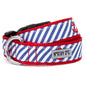 Navy Stripe Anchors Dog Collar – Navy, Sizes XS–XL