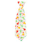 Celebrate Dog Neck Tie – Polyester, White, Sizes S, L