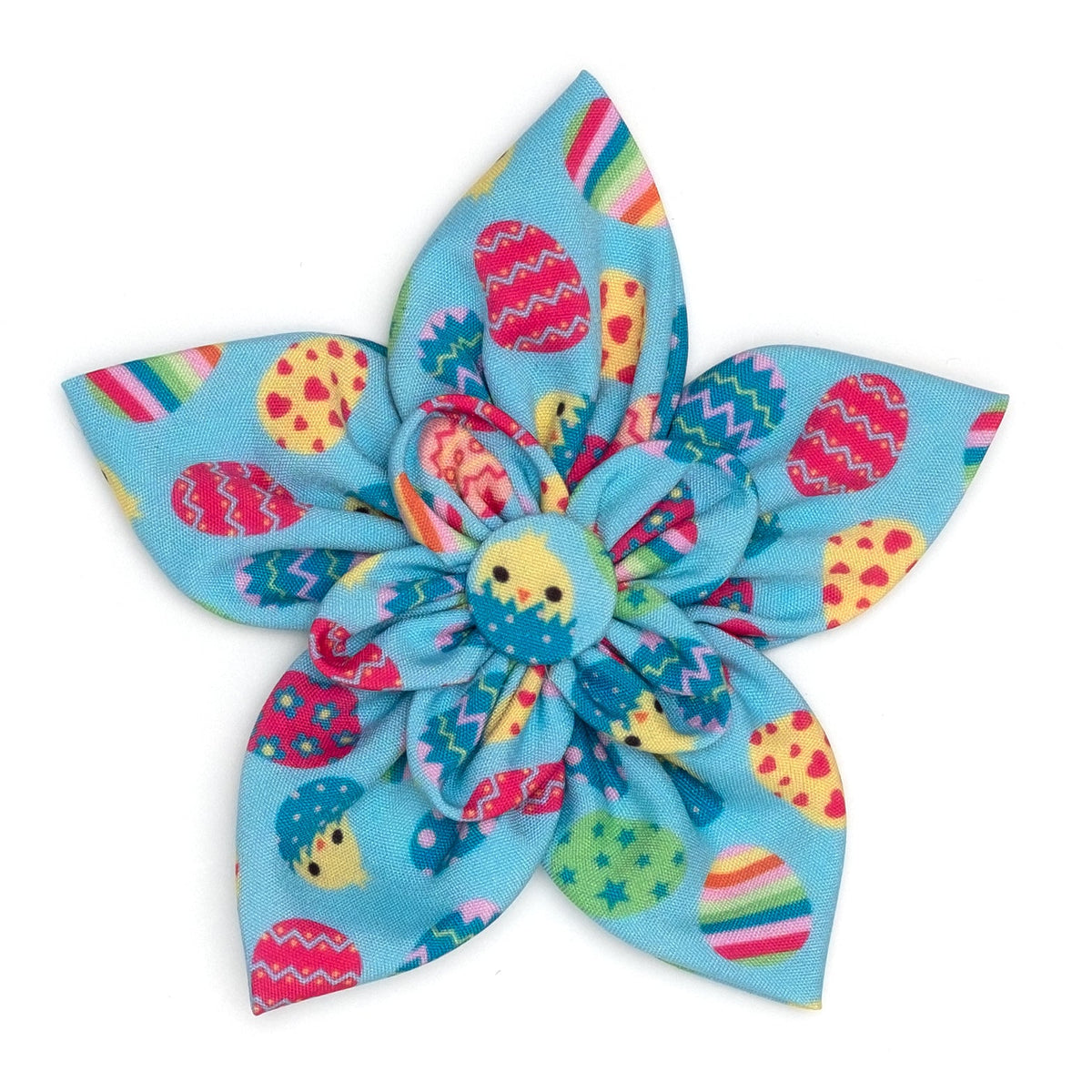 Easter Eggs Dog Flower – Polyester, Blue, Sizes S, L