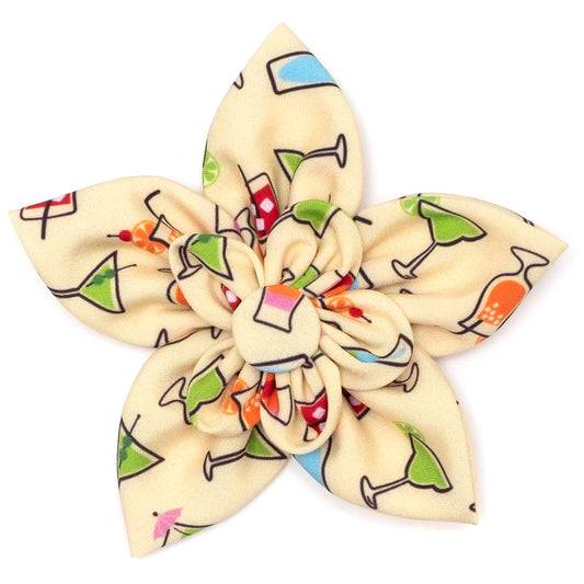 Pawty Dog Flower – Polyester, Yellow, Sizes S, L