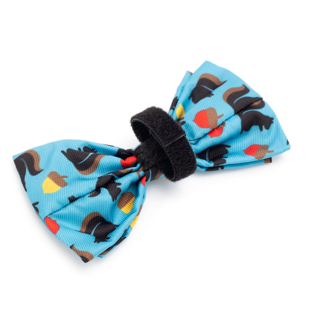 Squirrely Dog Bow Tie – Polyester, Teal, Sizes S, L