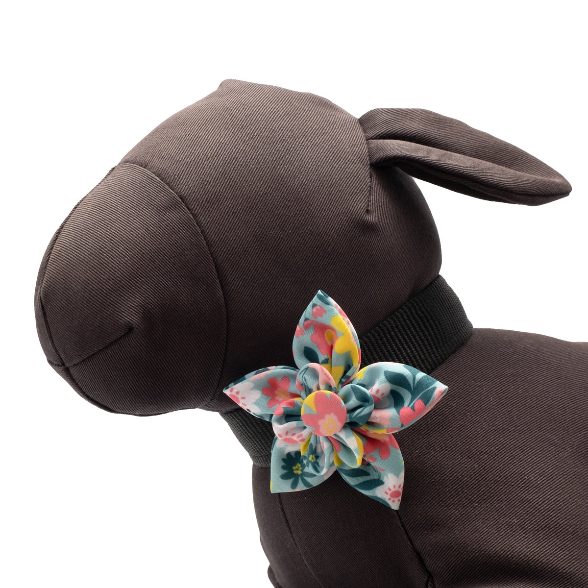 Spring Bouquet Dog Flower – Polyester, Blue, Sizes S, L