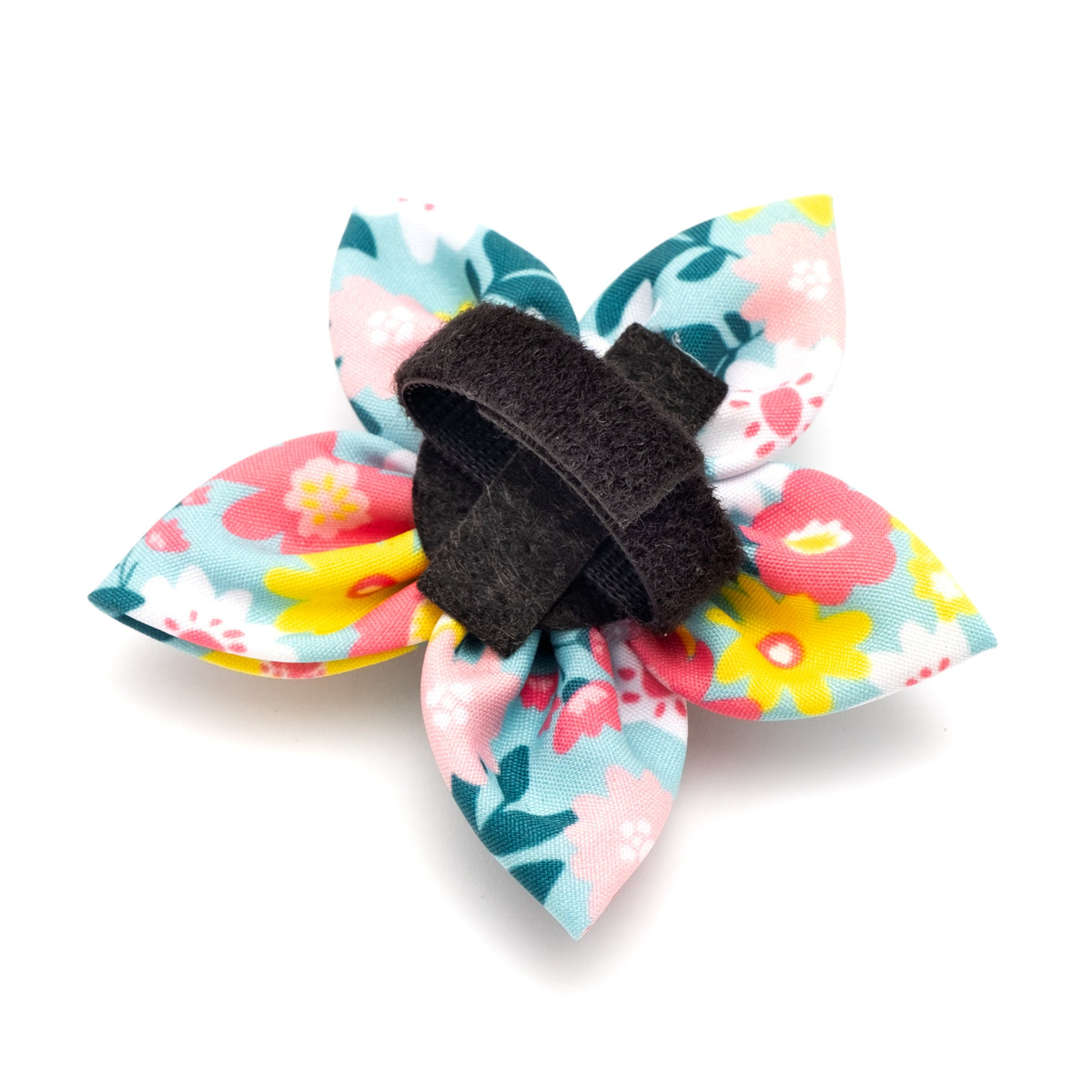 Spring Bouquet Dog Flower – Polyester, Blue, Sizes S, L