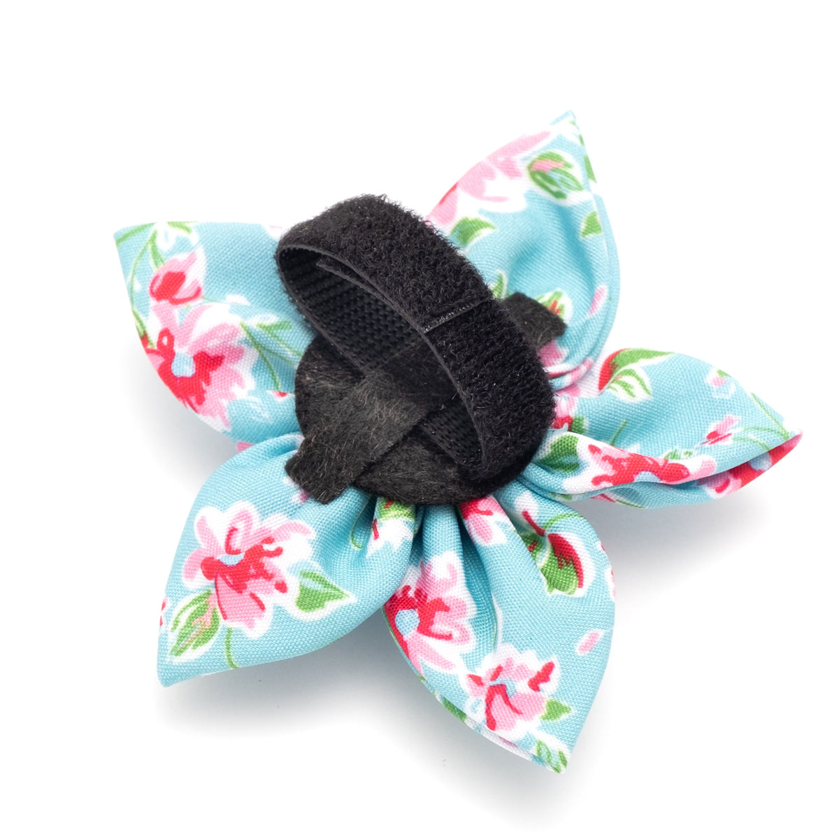 Watercolor Floral Dog Flower – Polyester, Teal, Sizes S, L