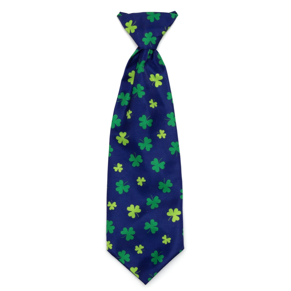 Lucky Dog Neck Tie – Polyester, Navy, Sizes S, L