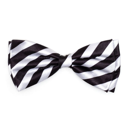 I Do Dog Bow Tie – Polyester, Black/White, Sizes S, L