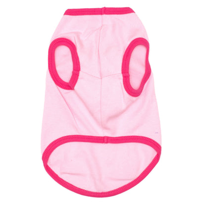 Birthday Dog Tank Top – Cotton, Blue & Pink, Sizes XS–XXL