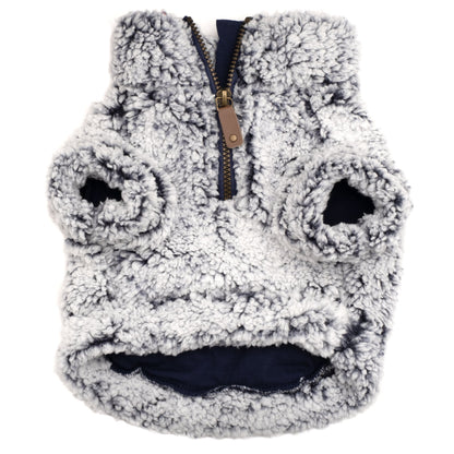 Wubby Fleece Quarter Zip Dog Sweater – Polyester, 4 colours, Sizes XS–XXL