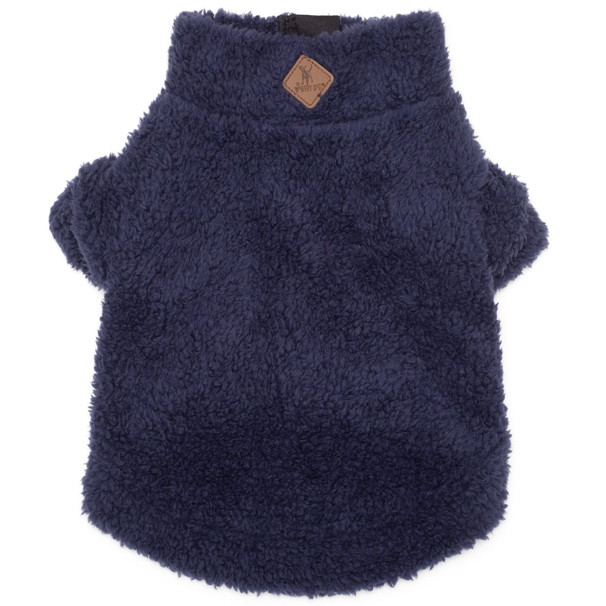 Solid Fleece Quarter Zip Dog Sweater – Polyester, 7 colours, Sizes XS–XXL