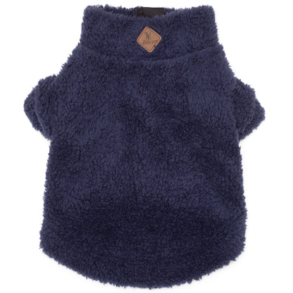 Solid Fleece Quarter Zip Dog Sweater – Polyester, 7 colours, Sizes XS–XXL