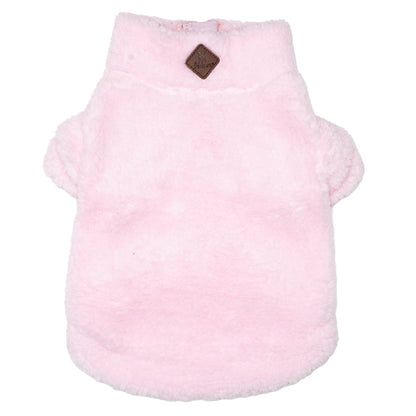 Solid Fleece Quarter Zip Dog Sweater – Polyester, 7 colours, Sizes XS–XXL