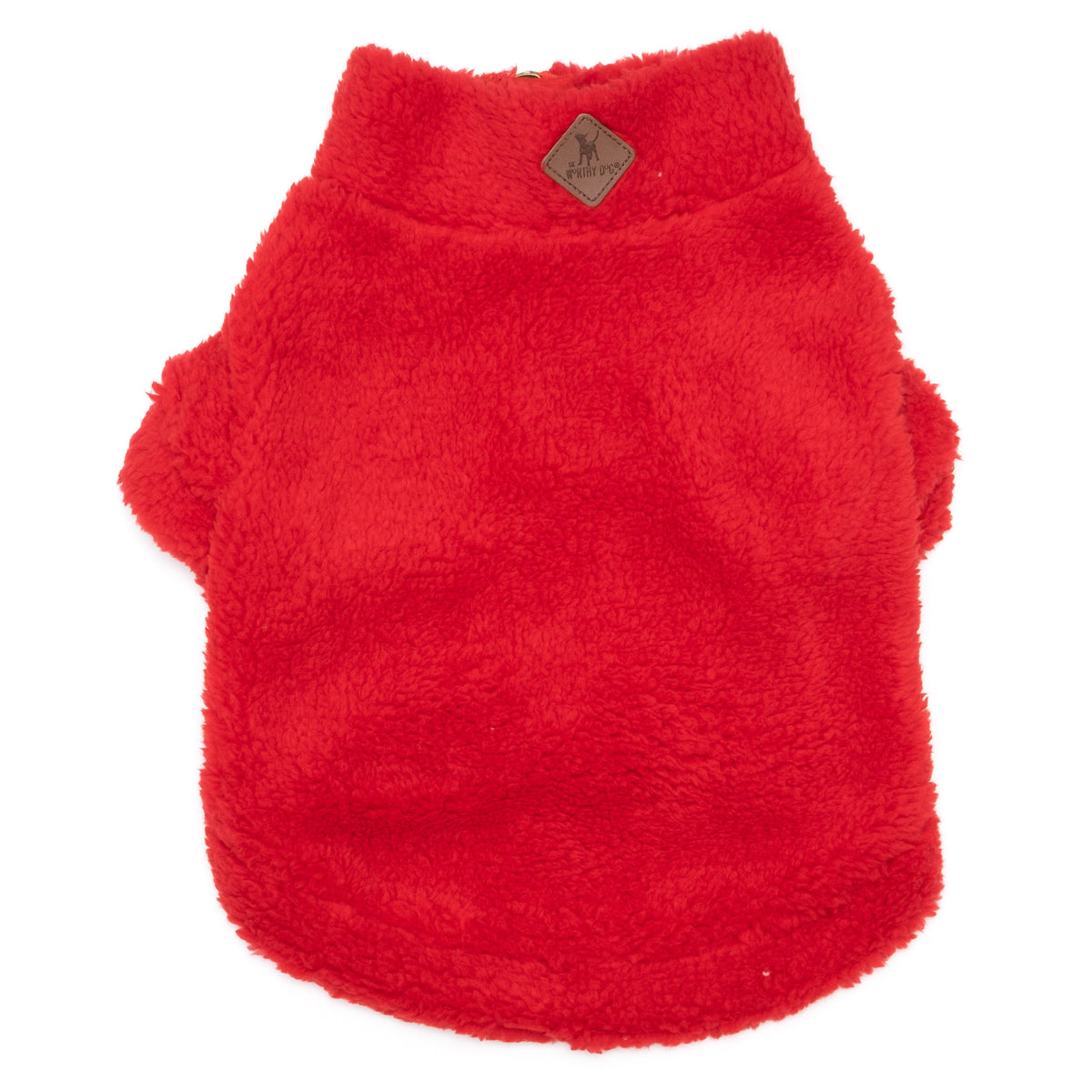 Solid Fleece Quarter Zip Dog Sweater – Polyester, 7 colours, Sizes XS–XXL