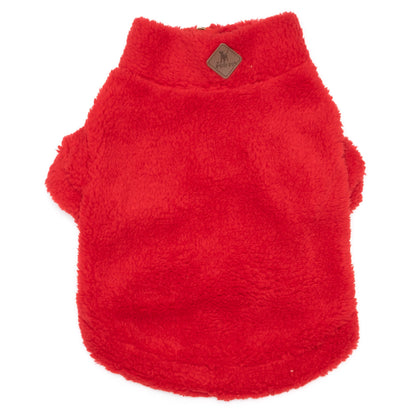 Solid Fleece Quarter Zip Dog Sweater – Polyester, 7 colours, Sizes XS–XXL