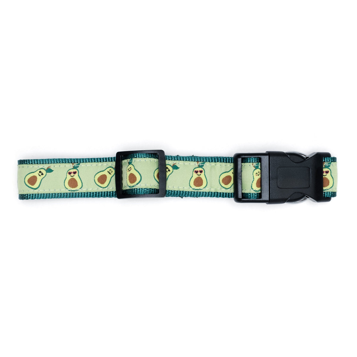 Avocados Dog Collar – Green, Sizes XS–XL