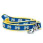Blue Beer Mug Nylon Dog Leash — coiled leash