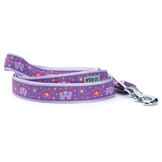 Princess Dog Leash – Purple, Sizes S, L