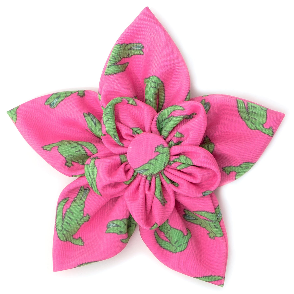 Al the Gator Dog Flower – Polyester, Pink, Sizes S, L