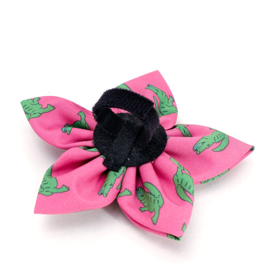 Al the Gator Dog Flower – Polyester, Pink, Sizes S, L