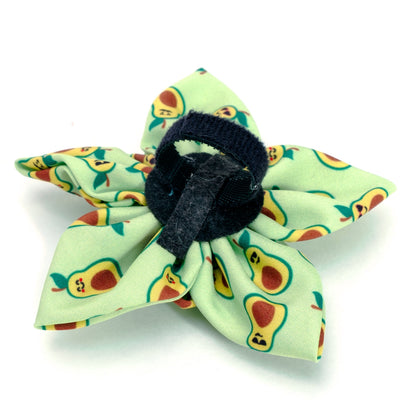 Avocados Dog Flower – Polyester, Green, Sizes S, L