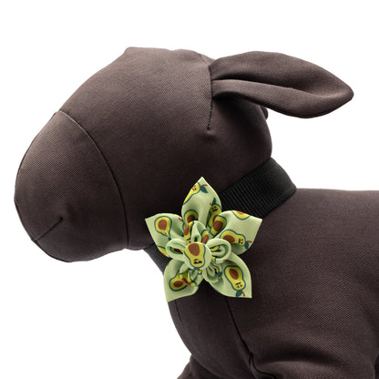 Avocados Dog Flower – Polyester, Green, Sizes S, L