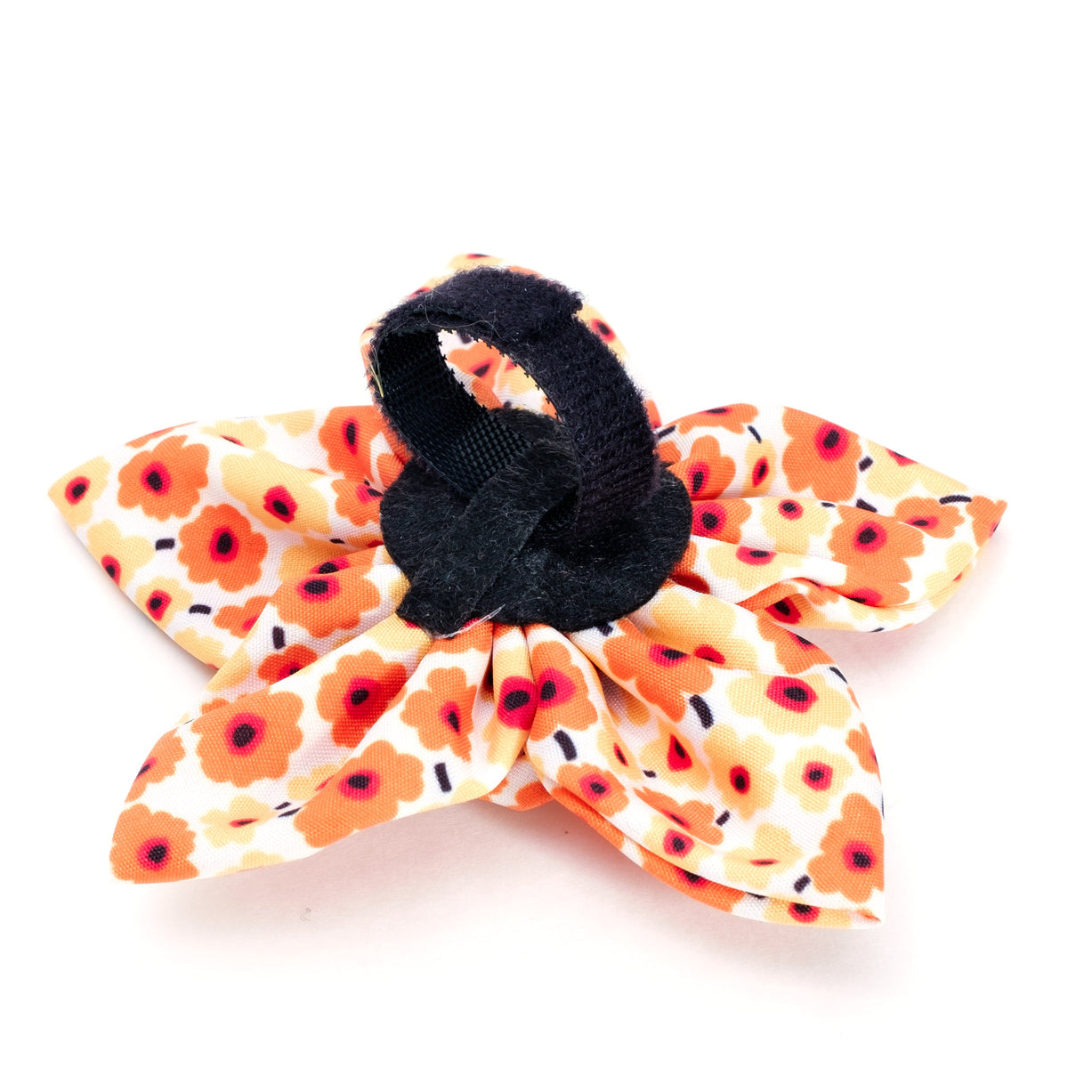 Fleurs Dog Flower – Polyester, Pink & Yellow, Sizes S, L