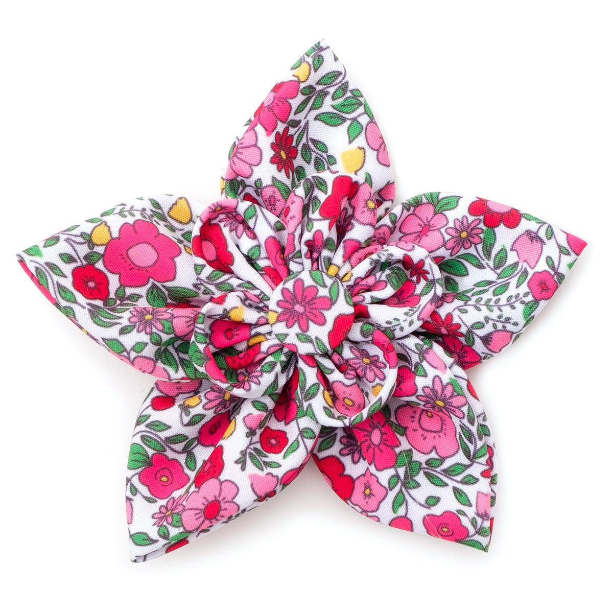 Spring Garden Dog Flower – Polyester, Coral, Sizes S, L
