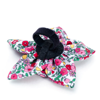 Spring Garden Dog Flower – Polyester, Coral, Sizes S, L