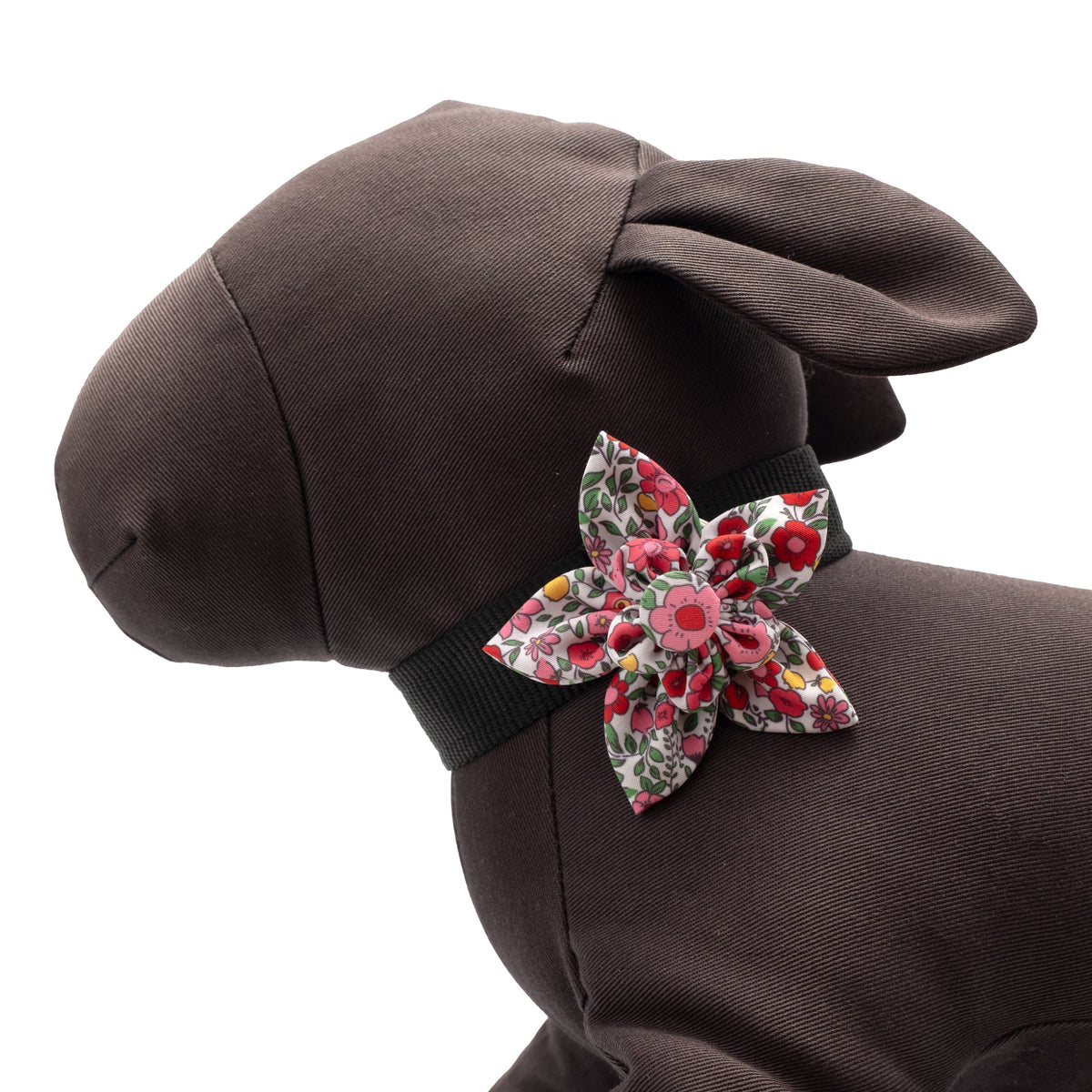 Spring Garden Dog Flower – Polyester, Coral, Sizes S, L