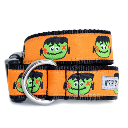 Frank Dog Collar – Orange, Sizes S–XL