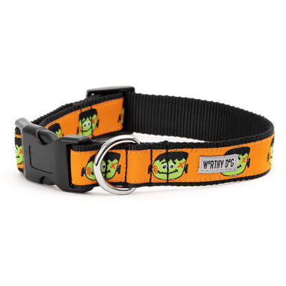 Frank Dog Collar – Orange, Sizes S–XL