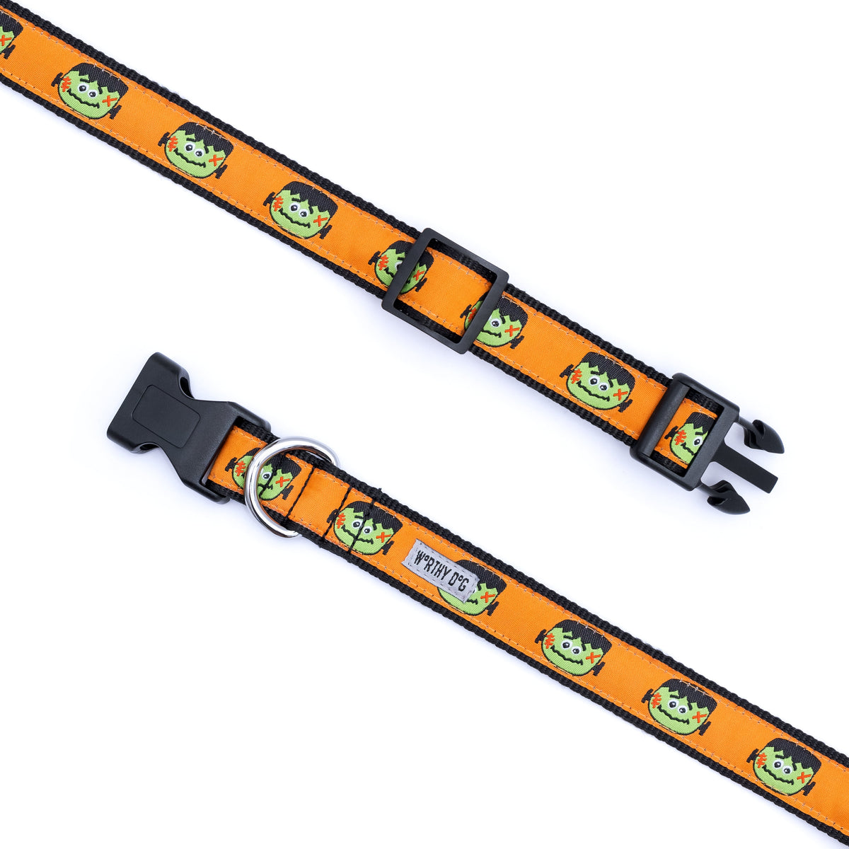 Frank Dog Collar – Orange, Sizes S–XL