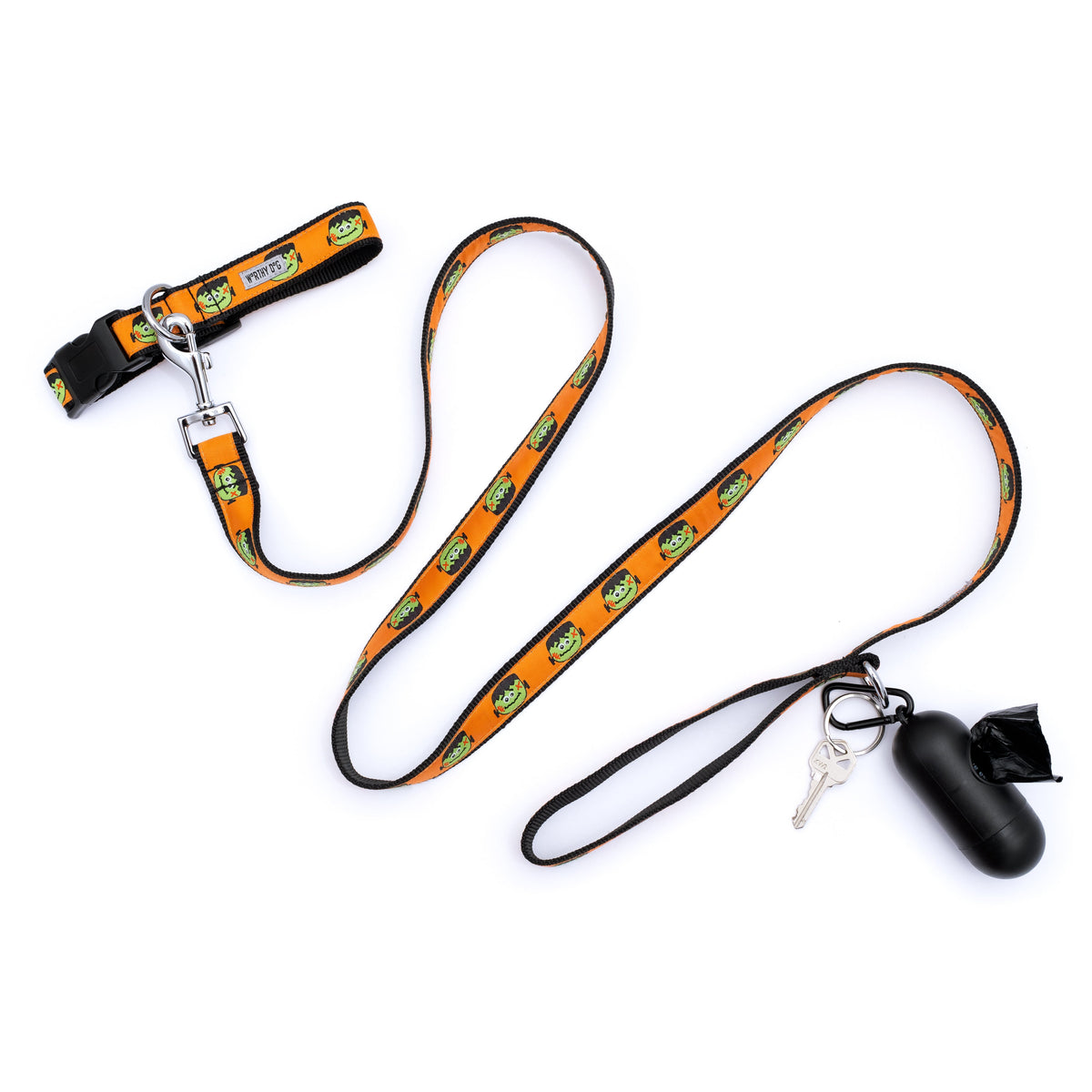 Frank Dog Collar – Orange, Sizes S–XL
