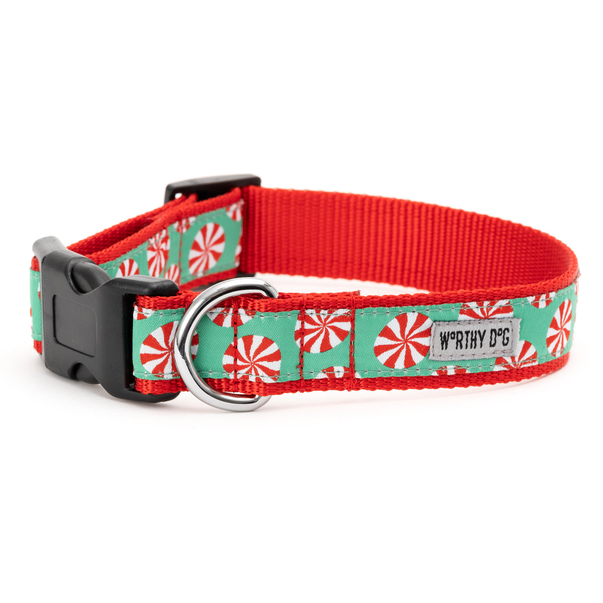 Peppermints Dog Collar – Green, Sizes S–XL