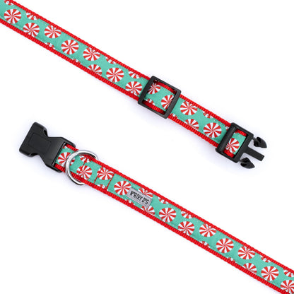 Peppermints Dog Collar – Green, Sizes S–XL