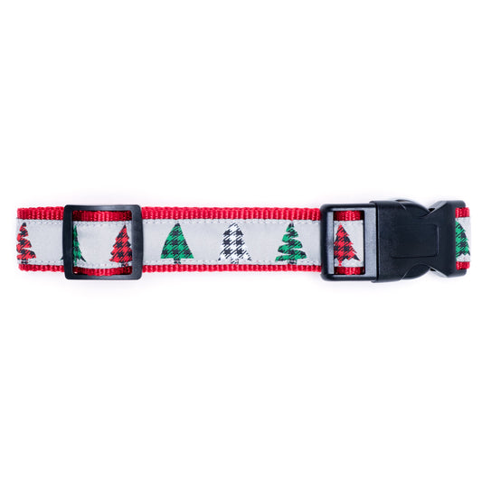 Woodlands Dog Collar – Gray, Sizes XS–XL