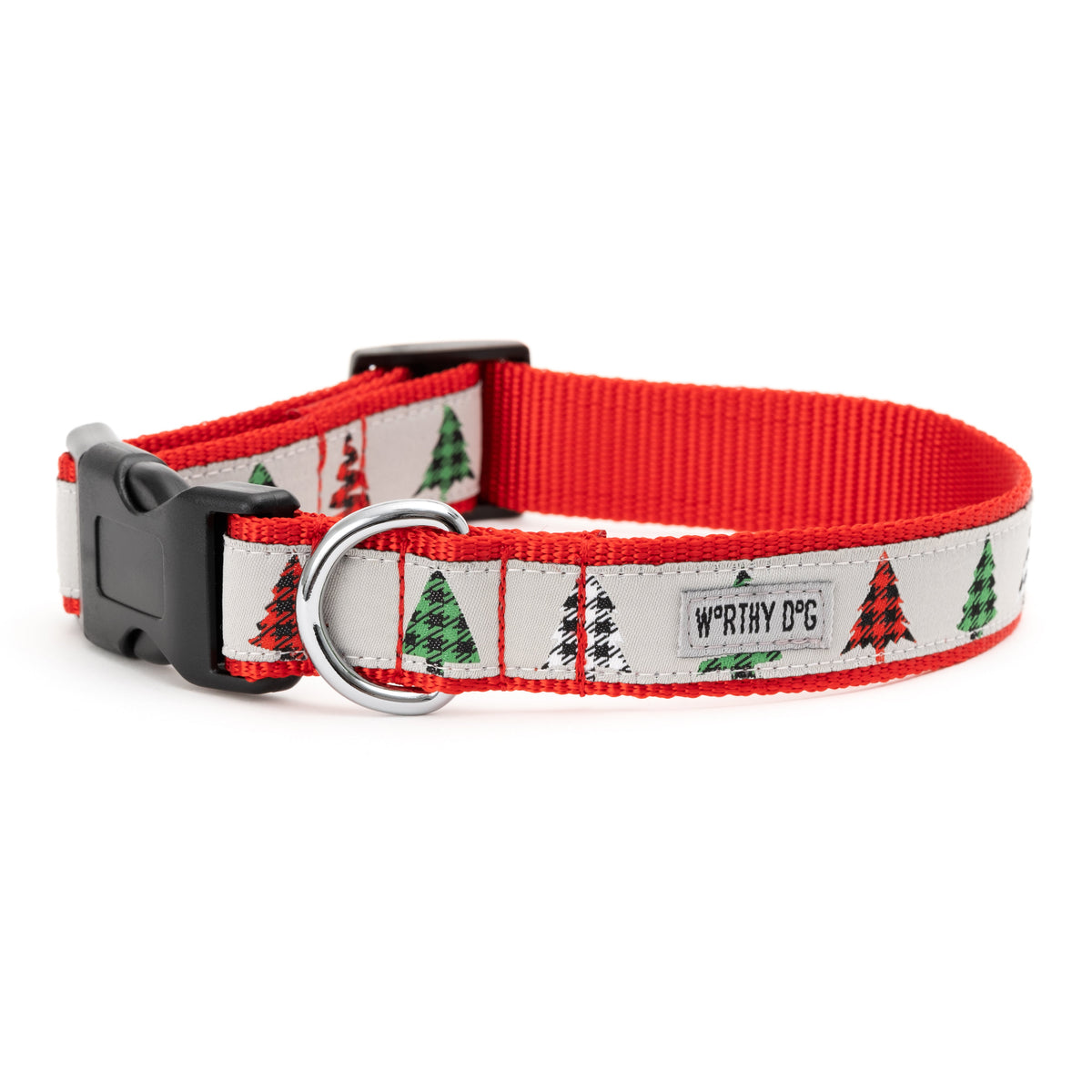 Woodlands Dog Collar – Gray, Sizes XS–XL