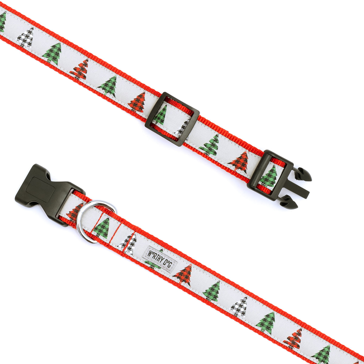 Woodlands Dog Collar – Gray, Sizes XS–XL