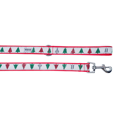 Woodlands Dog Leash – Gray, Sizes S, L