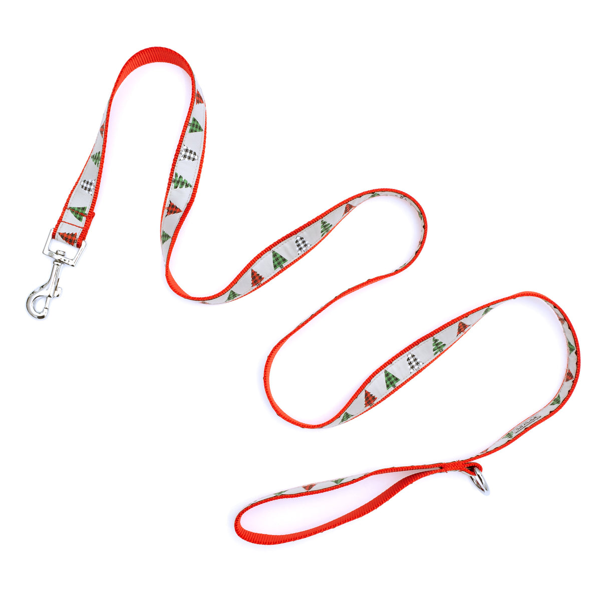 Woodlands Dog Leash – Gray, Sizes S, L