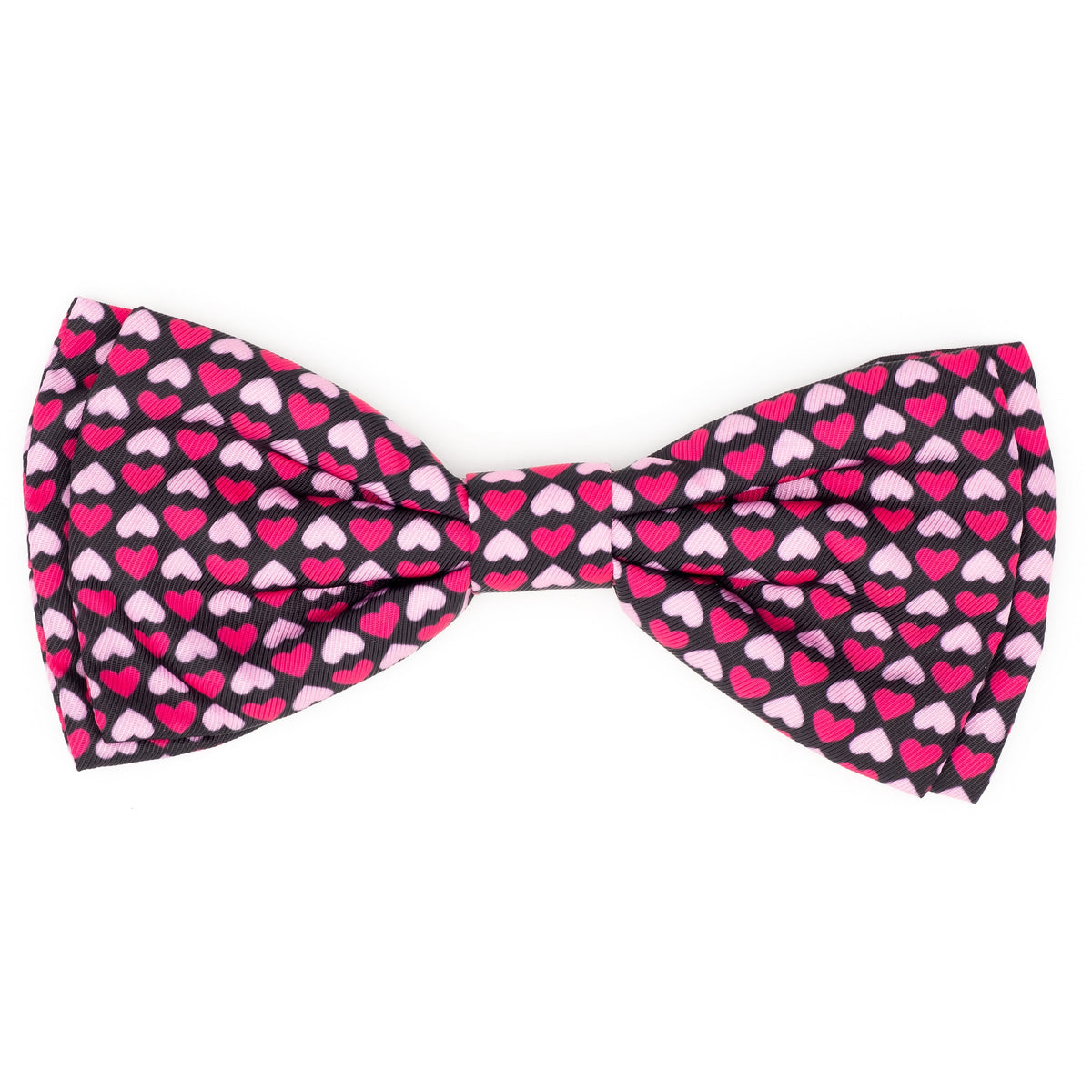Heartthrob Dog Bow Tie – Polyester, Black, Sizes S, L