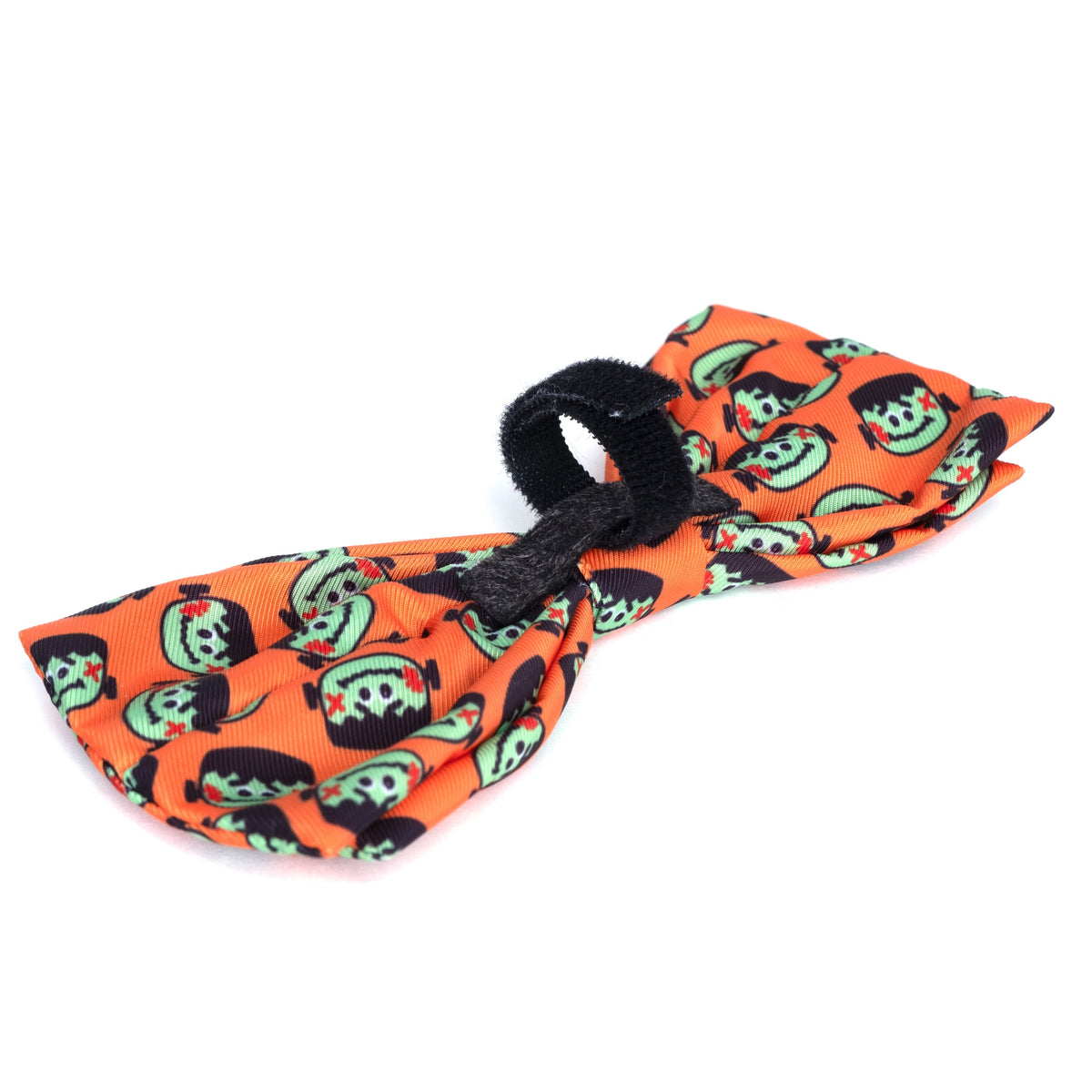 Frank Dog Bow Tie – Polyester, Orange, Sizes S, L