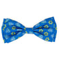 Menorah Dog Bow Tie – Polyester, Blue, Sizes S, L