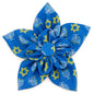 Menorah Dog Flower – Polyester, Blue, Sizes S, L