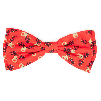 Rudy Dog Bow Tie – Polyester, Red, Sizes S, L
