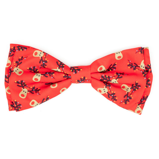 Rudy Dog Bow Tie – Polyester, Red, Sizes S, L
