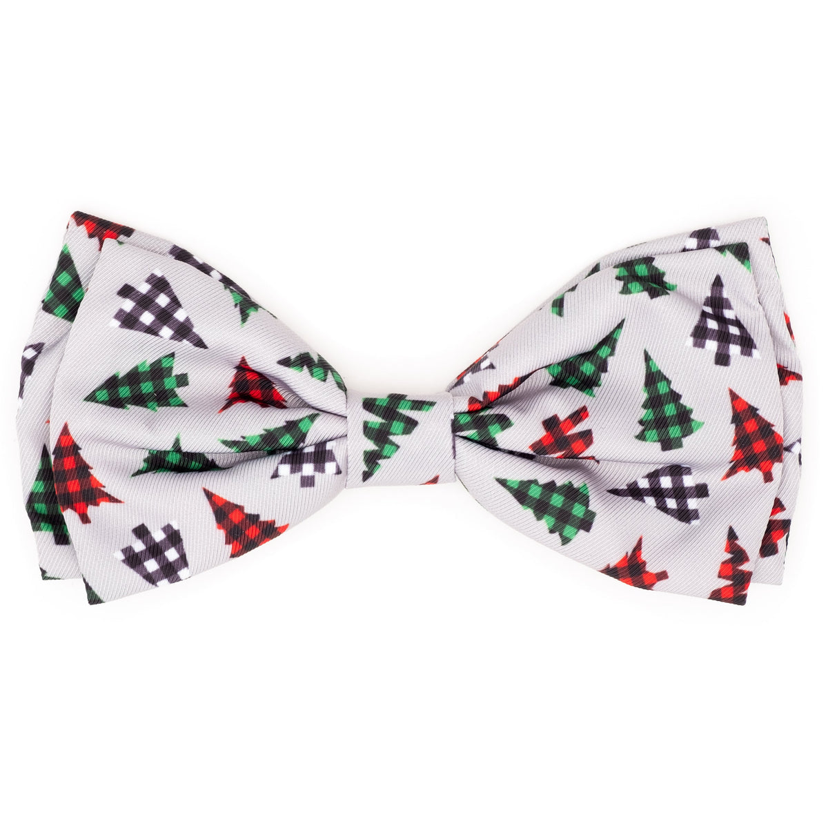 Woodlands Dog Bow Tie – Polyester, Gray, Sizes S, L