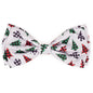 Woodlands Dog Bow Tie – Polyester, Gray, Sizes S, L