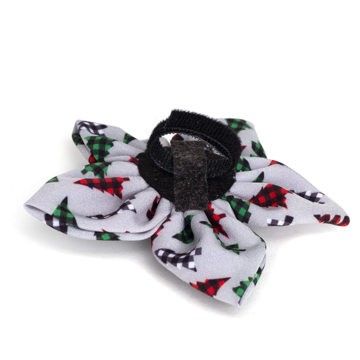 Woodlands Dog Flower – Polyester, Gray, Sizes S, L