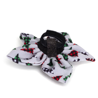 Woodlands Dog Flower – Polyester, Gray, Sizes S, L